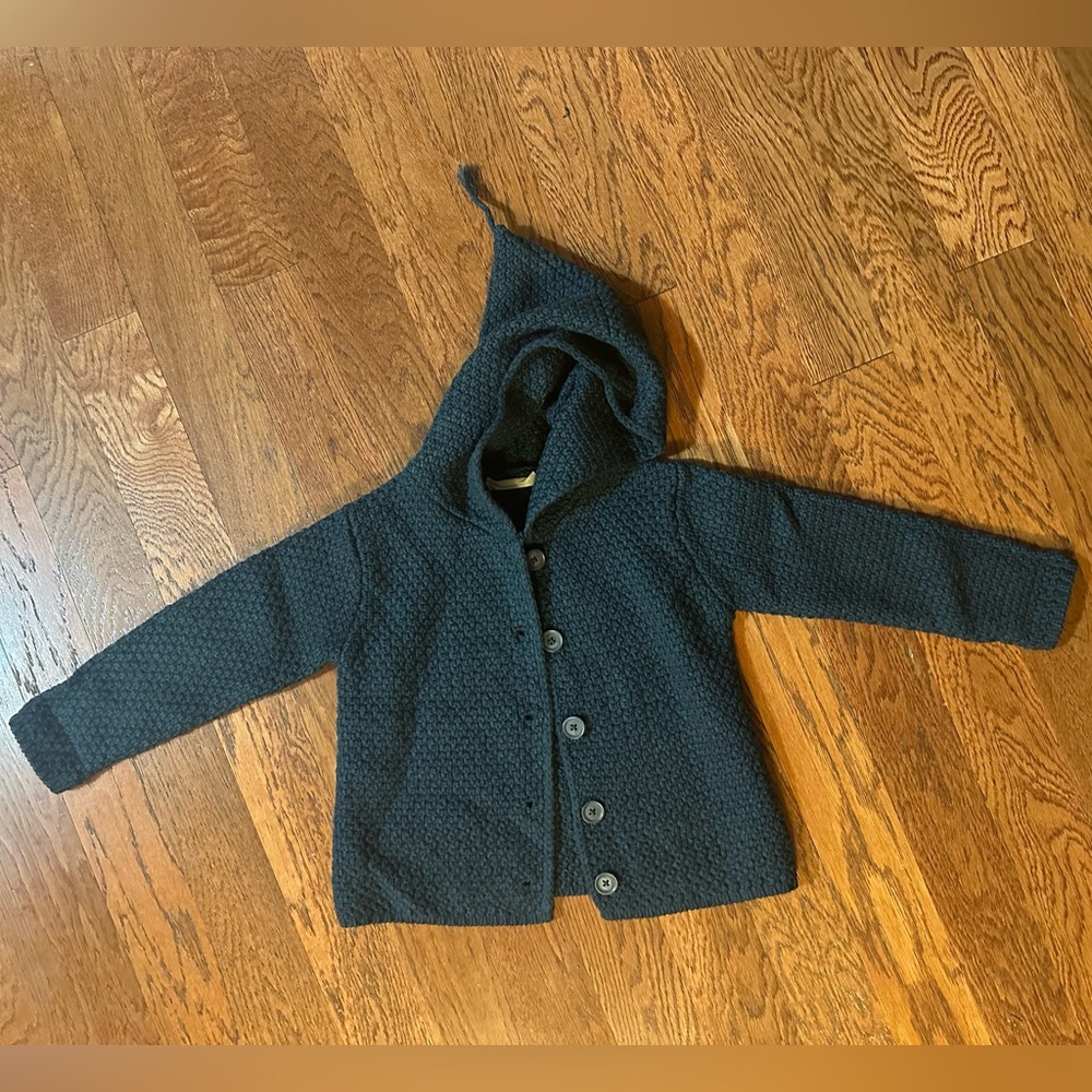Sloomb 4T hooded cardigan